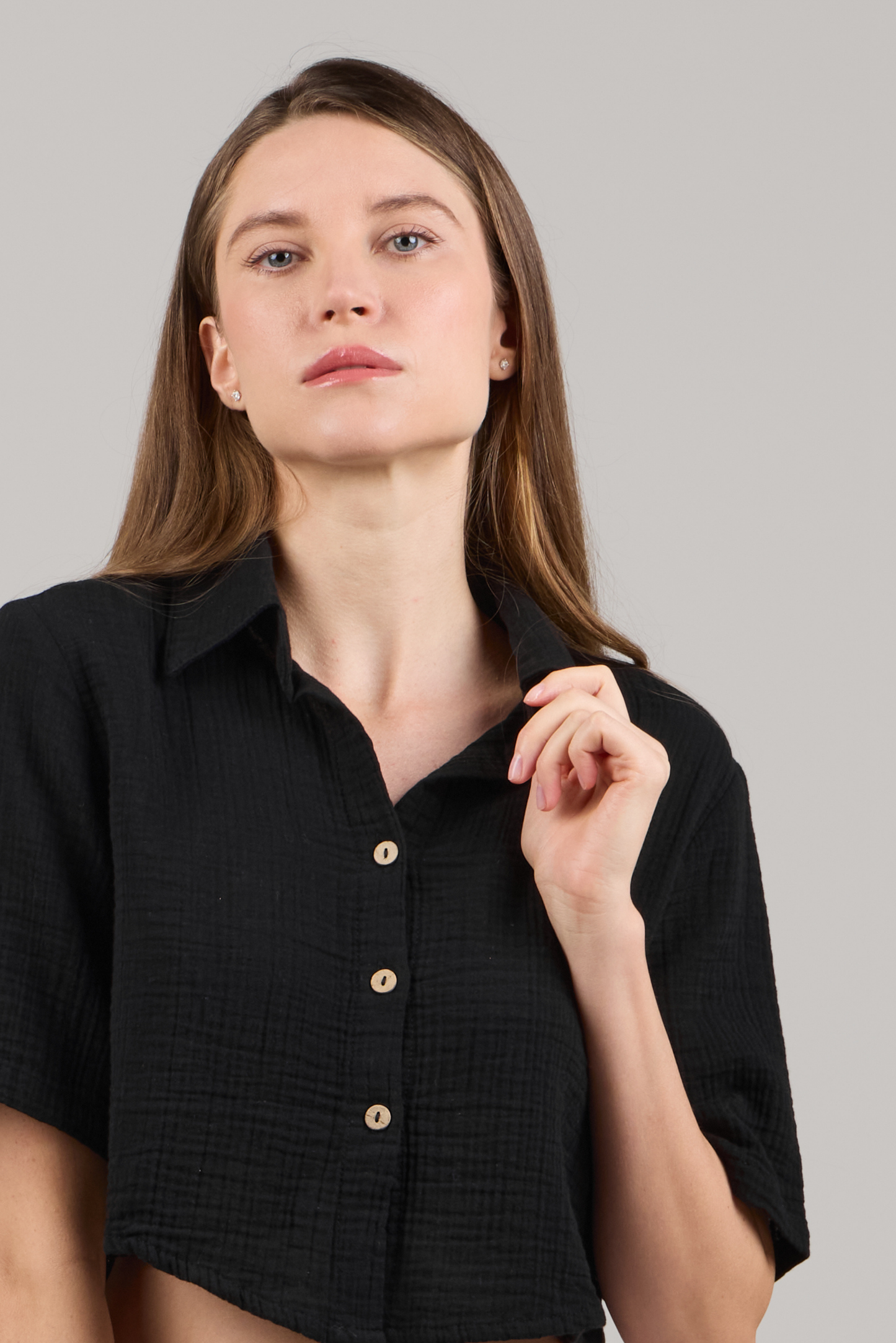 Укороченная рубашка NICOLE