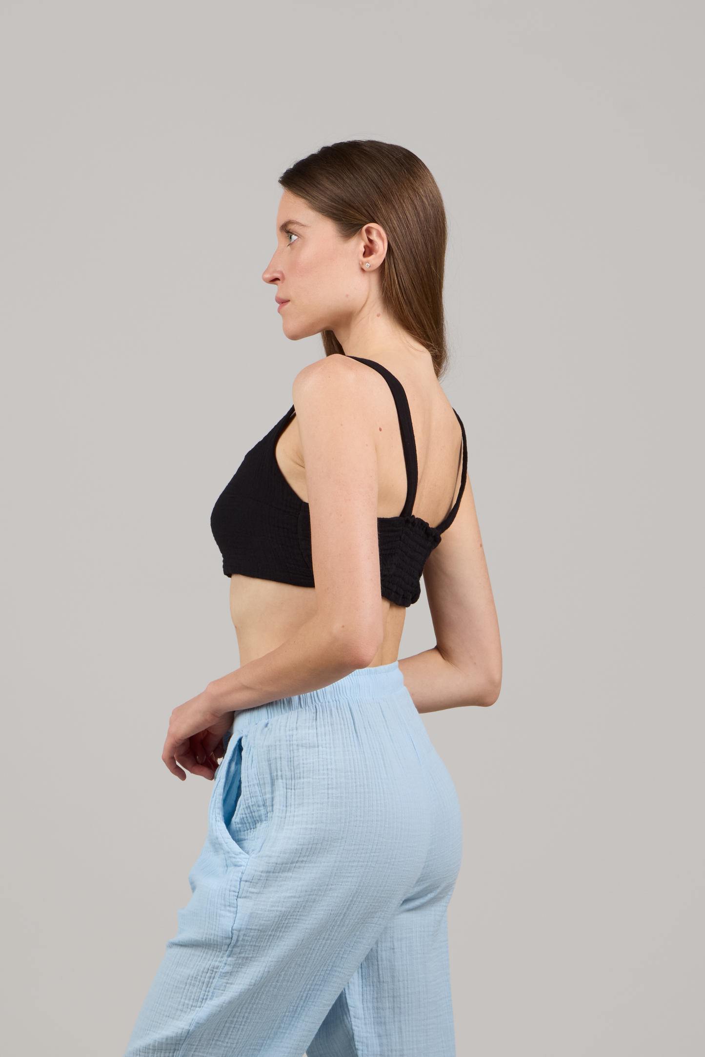 Мини-топ KATTY, двойной сиреневый