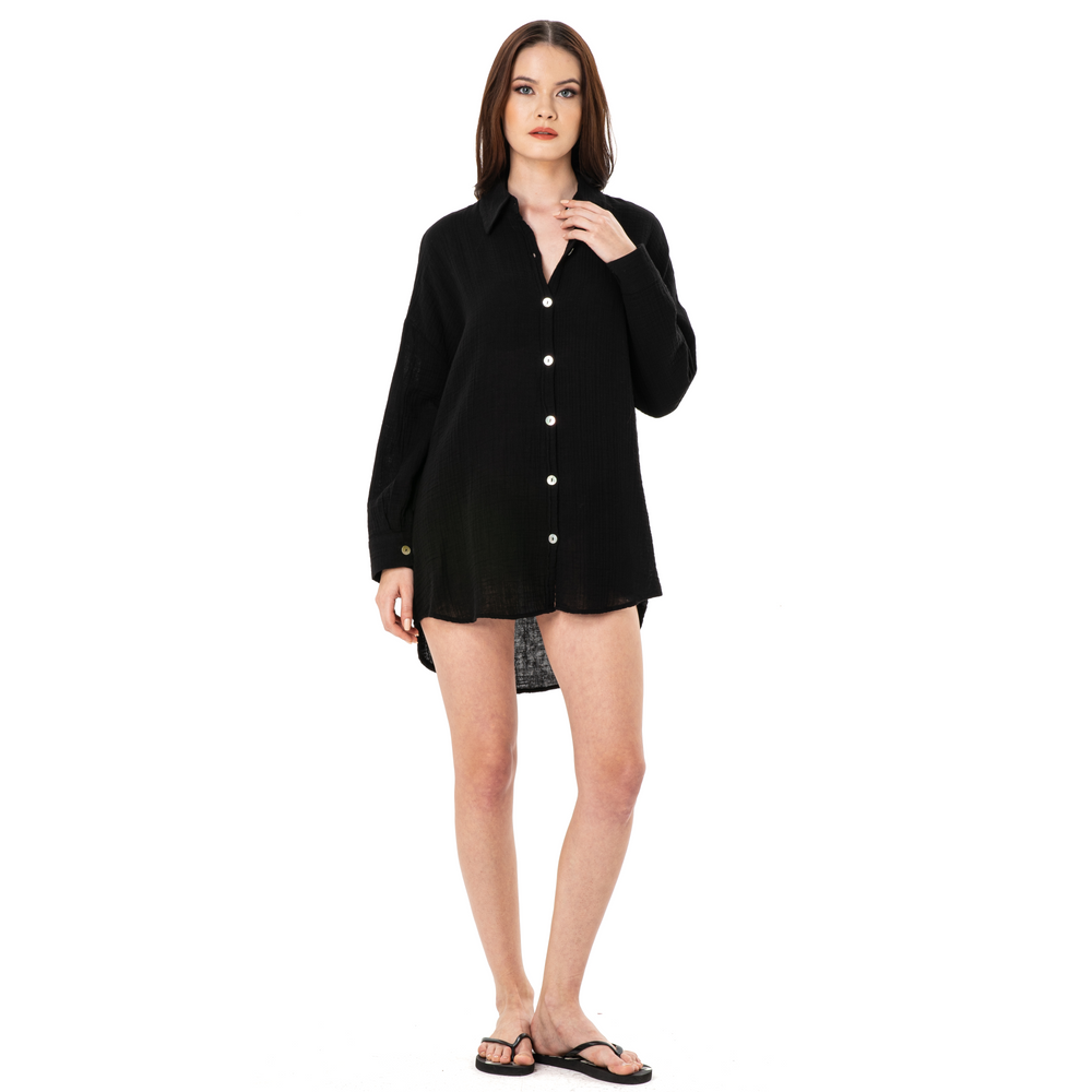 
                      
                        NIKKI DOUBLE SHIRT-BLACK
                      
                    