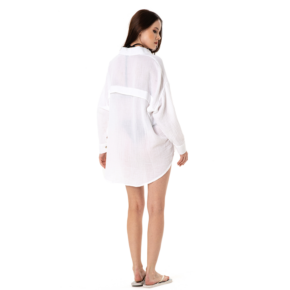 
                      
                        NIKKI DOUBLE SHIRT-WHITE
                      
                    