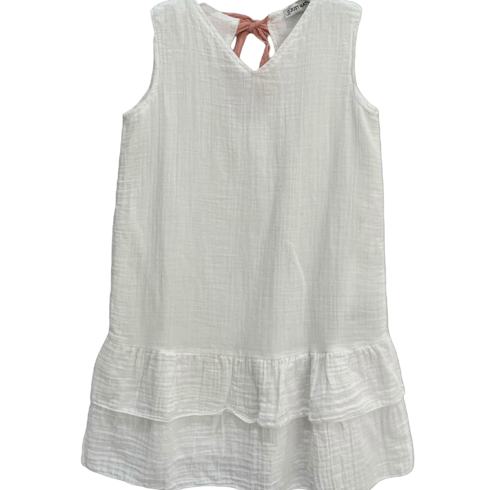 KIDS RIVER DRESS DC-WHITE