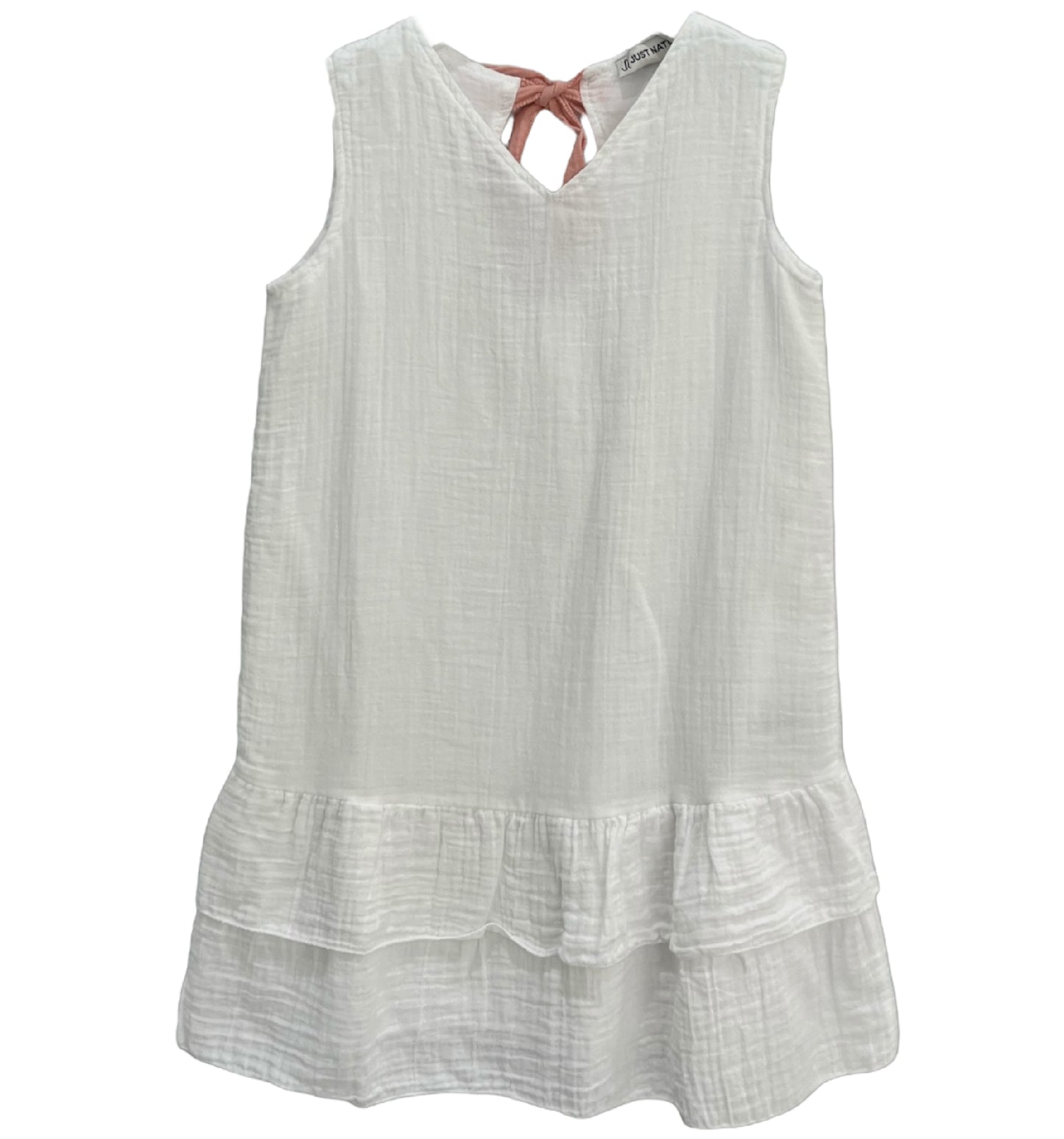 KIDS RIVER DRESS DC-WHITE