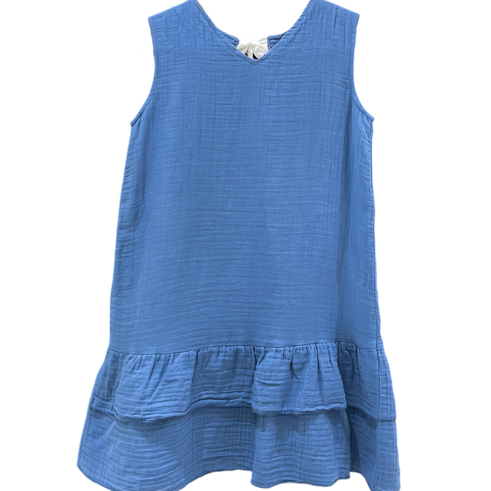 KIDS RIVER DRESS DC-INDIGO