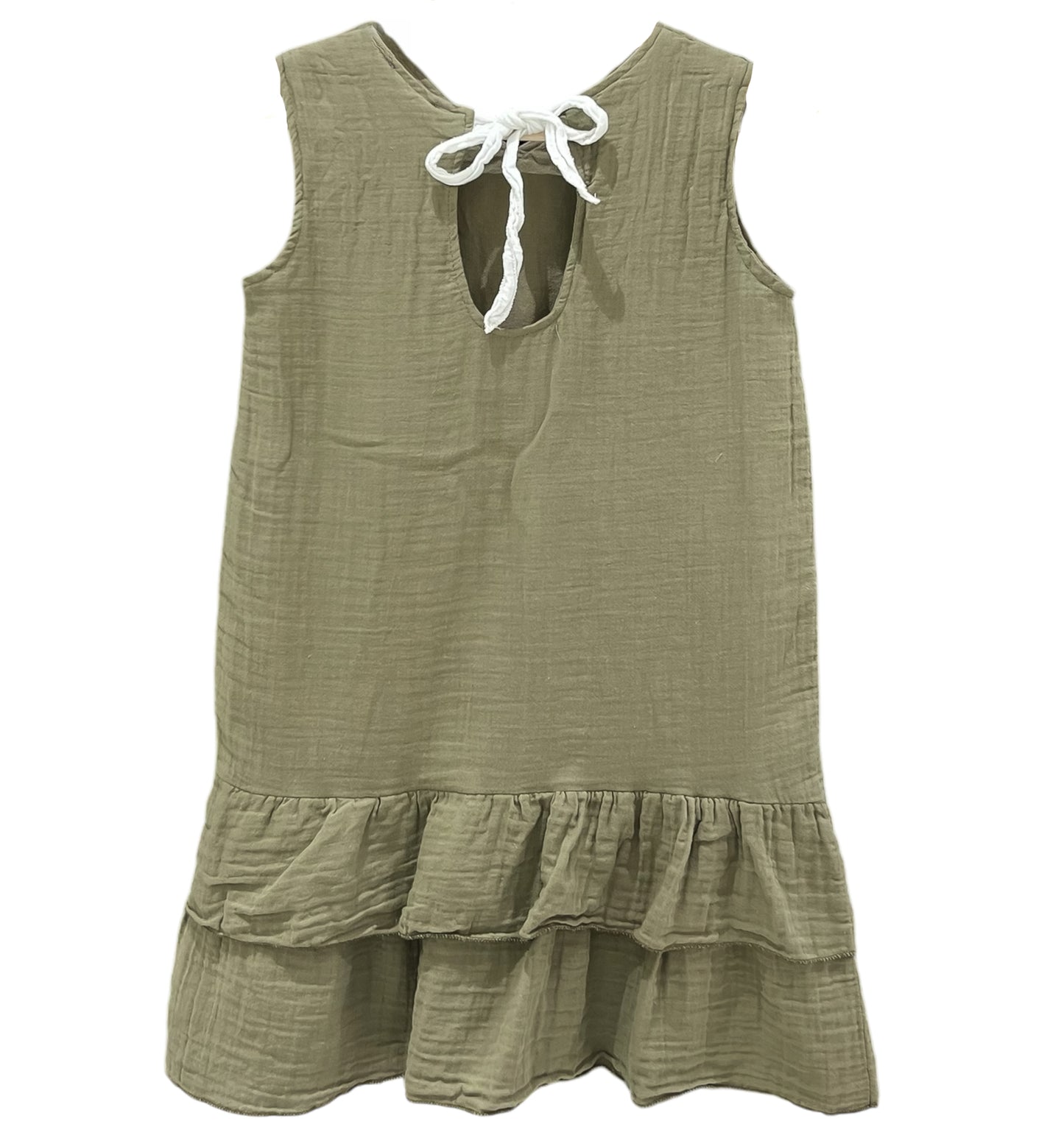 KIDS RIVER DRESS DC-OLIVE