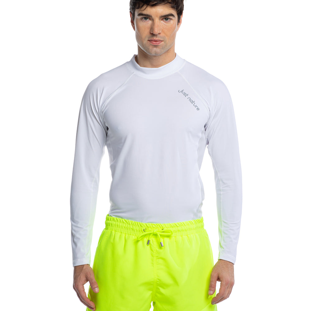 Solid White - Long Sleeve Rashguard