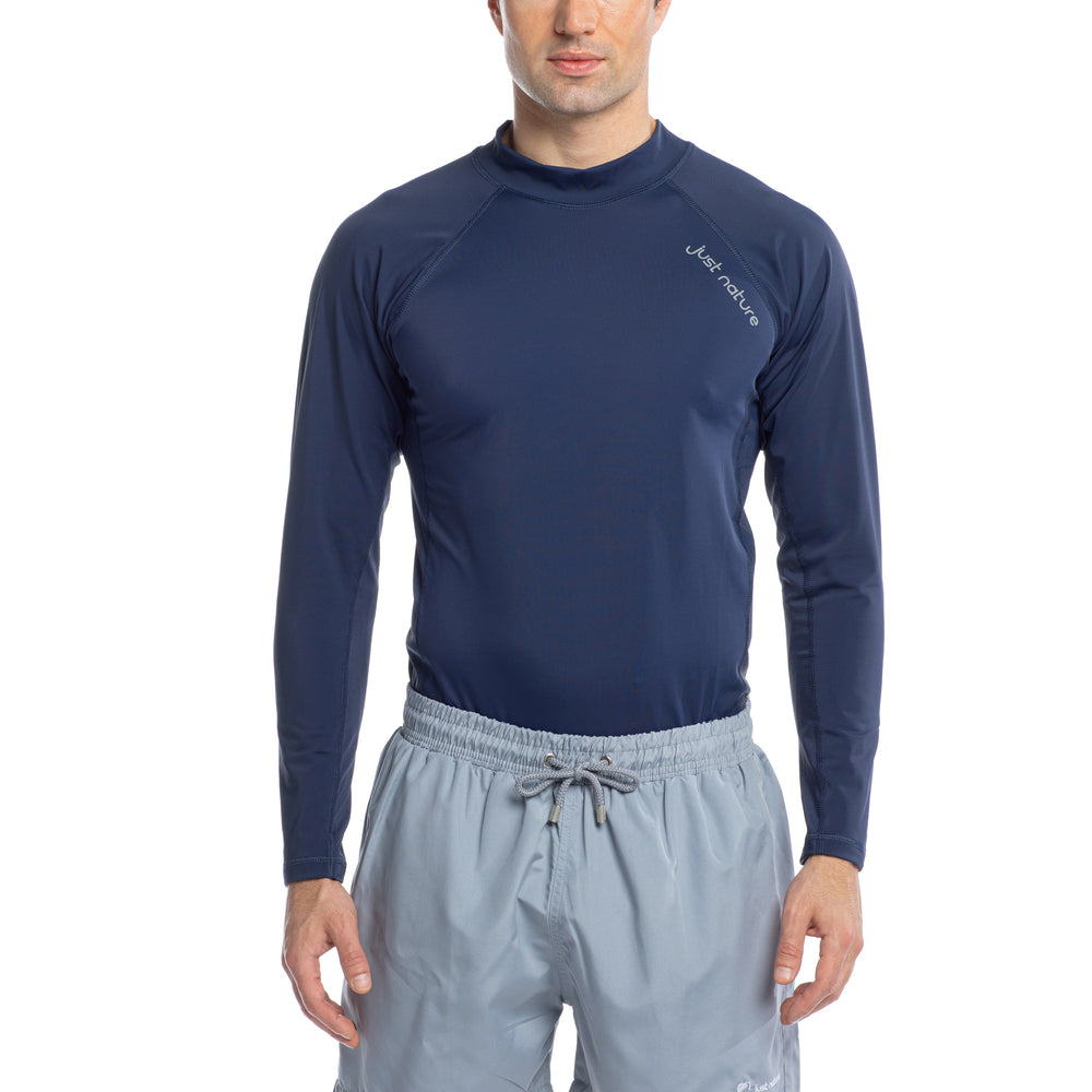 Solid Navy - Long Sleeve Rashguard