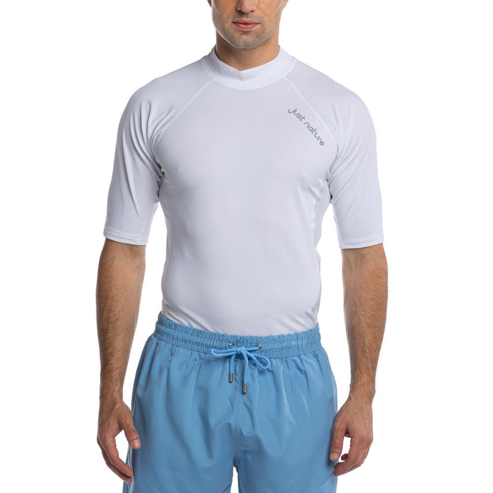 Solid White - Short Sleeve Rashguard