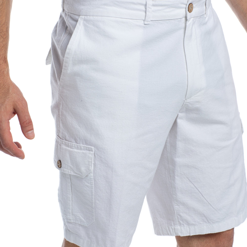 
                      
                        WILLIAM CARGO SHORTS-WHITE
                      
                    