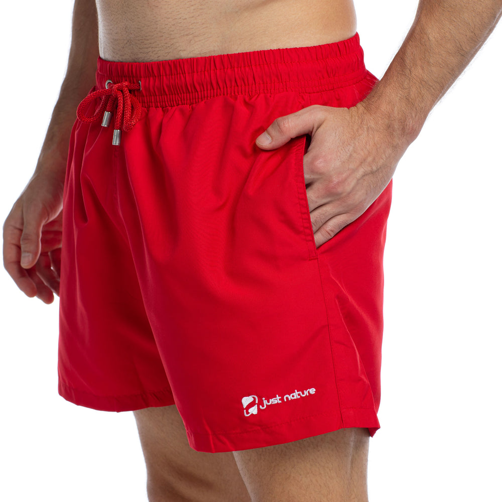 
                      
                        Solid Red - Swim Shorts
                      
                    