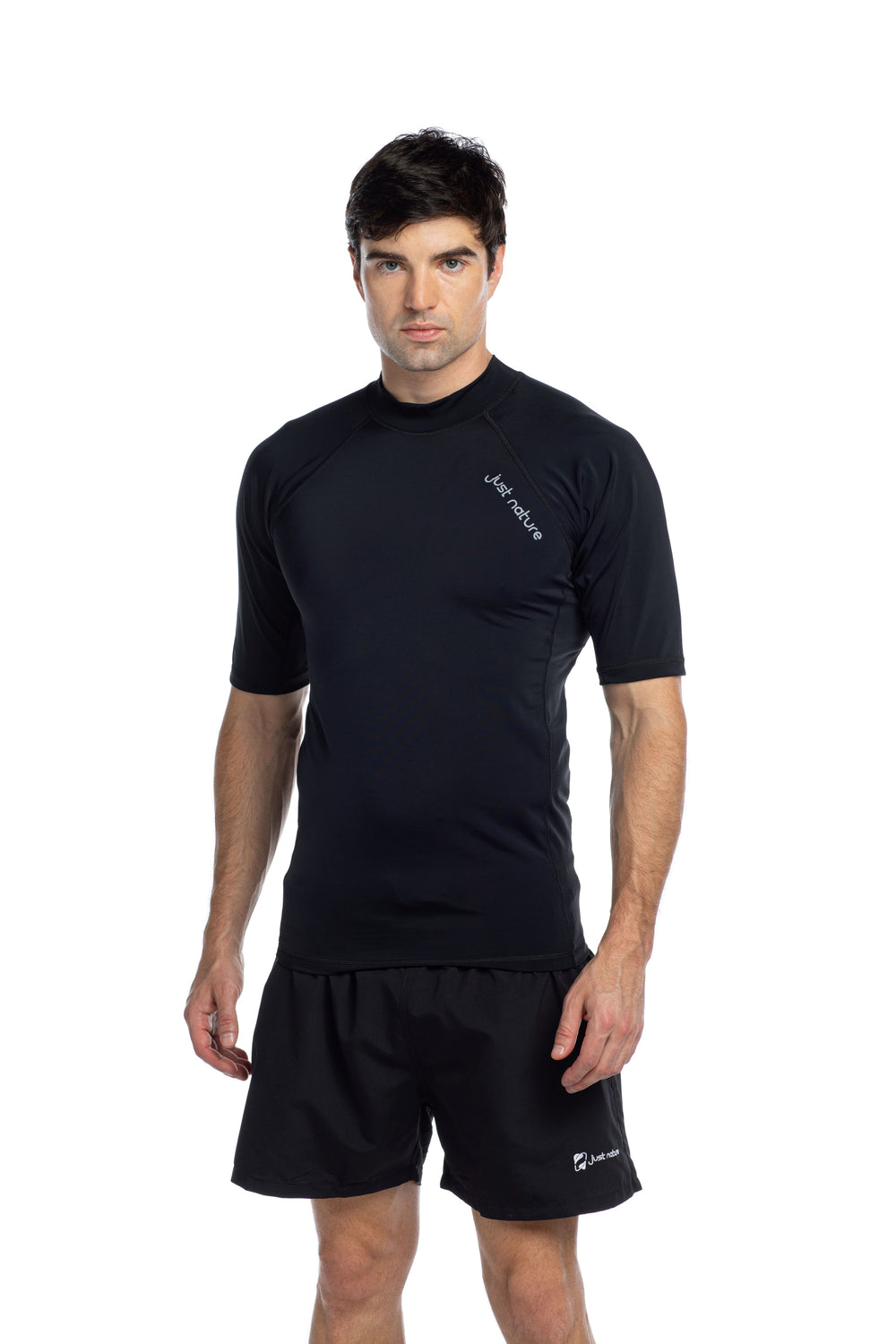 Solid Black - Short Sleeve Rashguard