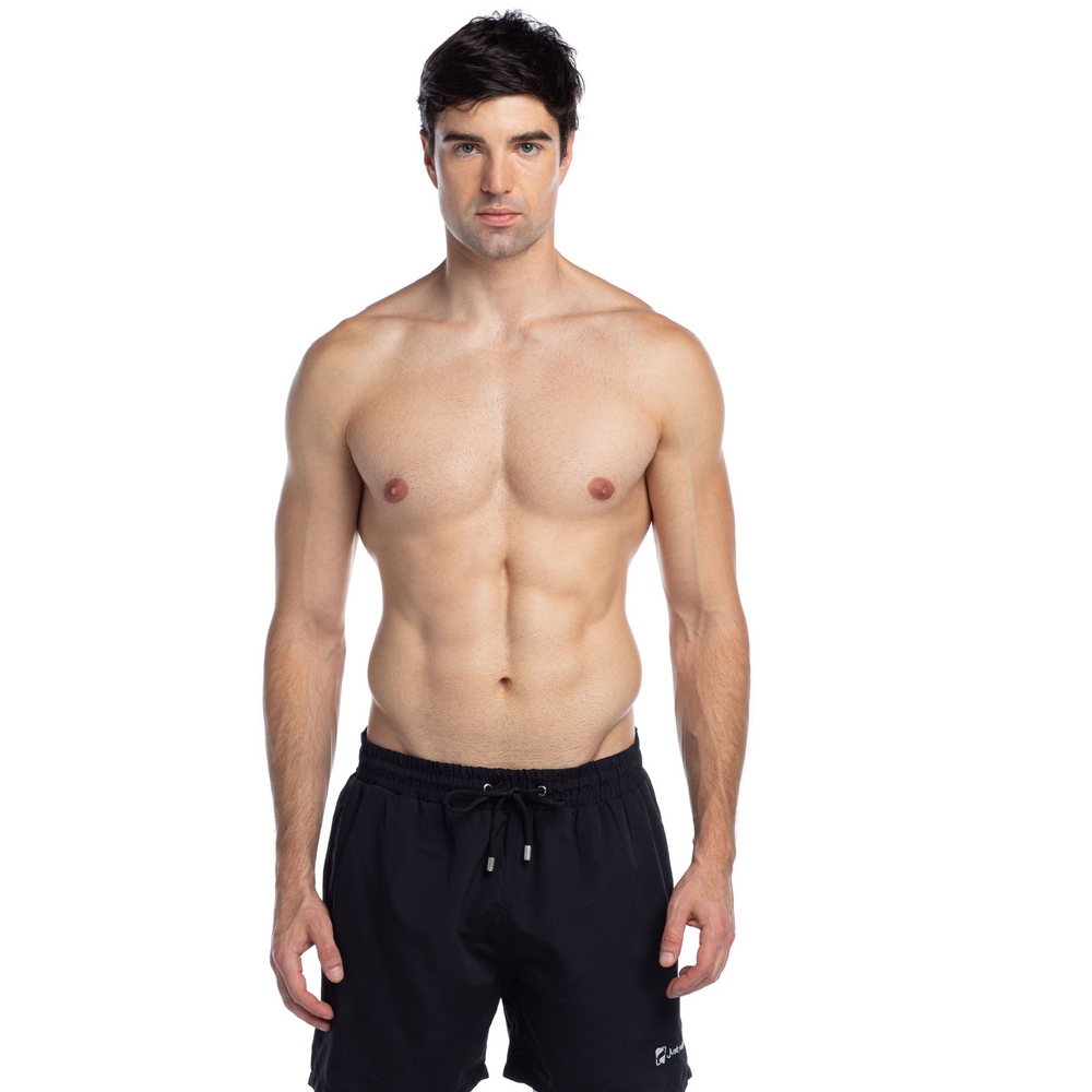 
                      
                        Solid Black - Swim Shorts
                      
                    