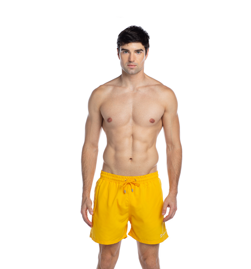 Solid Orange - Swim Shorts