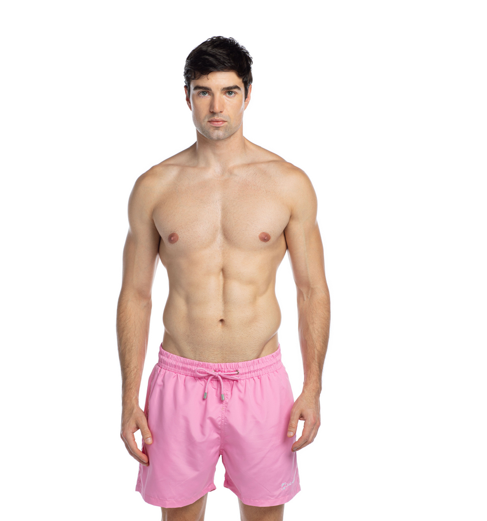 Solid Pink - Swim Shorts