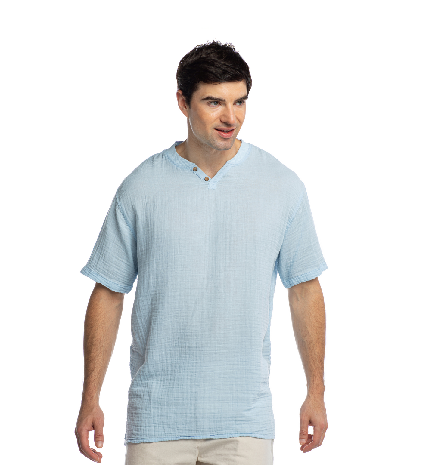 T-shirt Double Comfort-Ice Blue