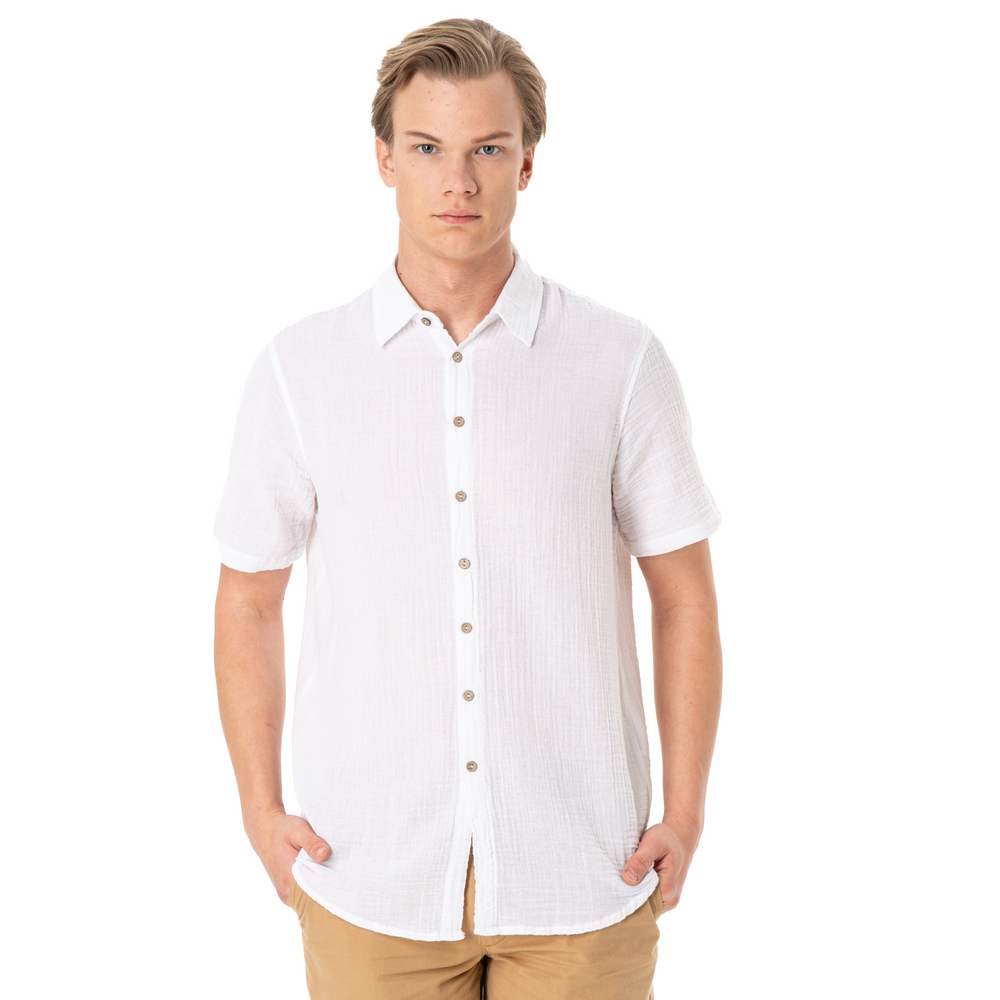 TIM DOUBLE SHIRT-WHITE