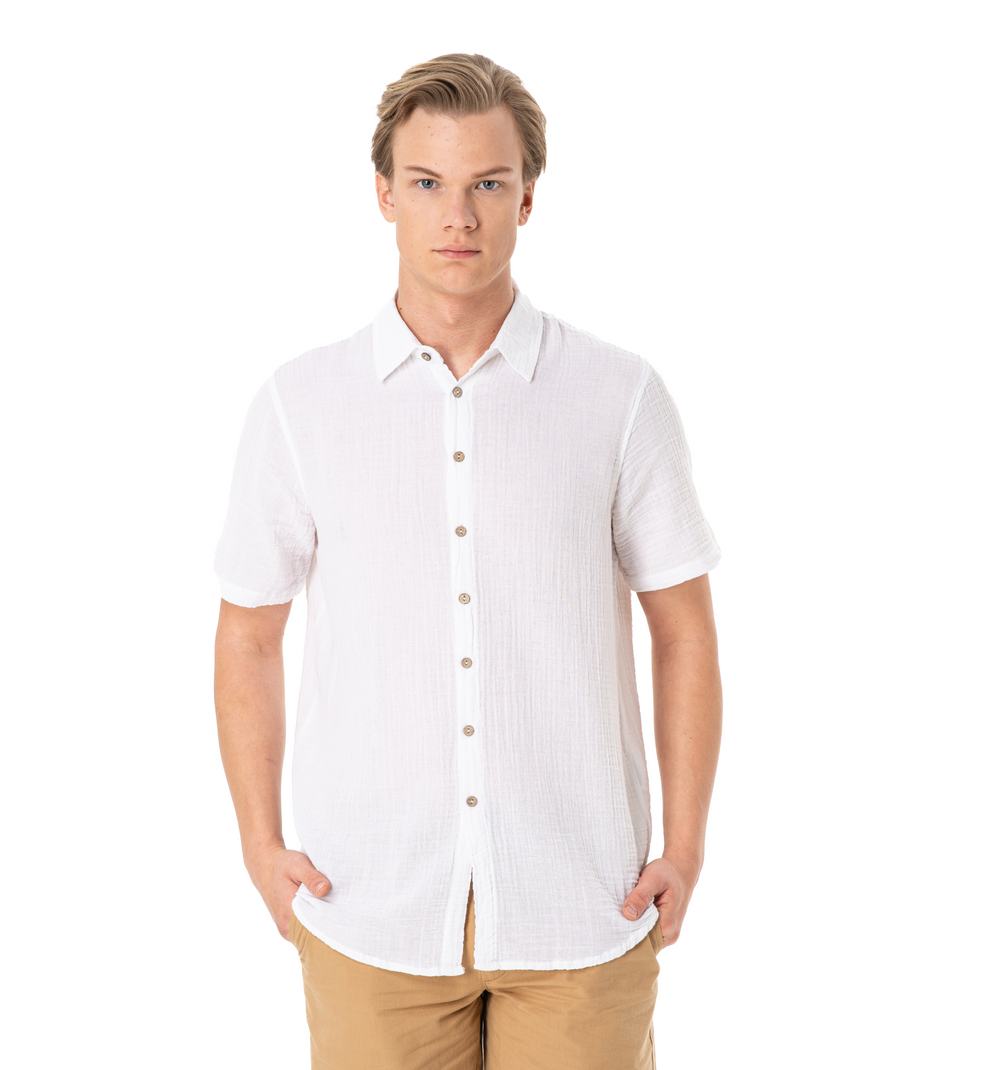 TIM DOUBLE SHIRT-WHITE