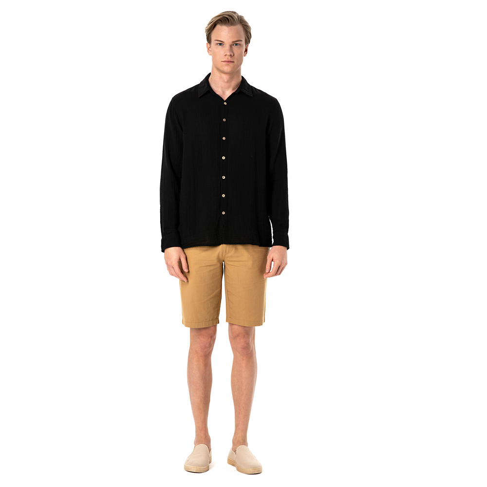 TIMMY DOUBLE SHIRT-BLACK