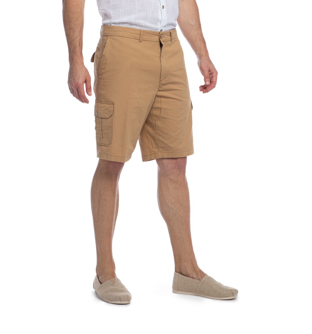 WILLIAM CARGO SHORTS-KHAKI