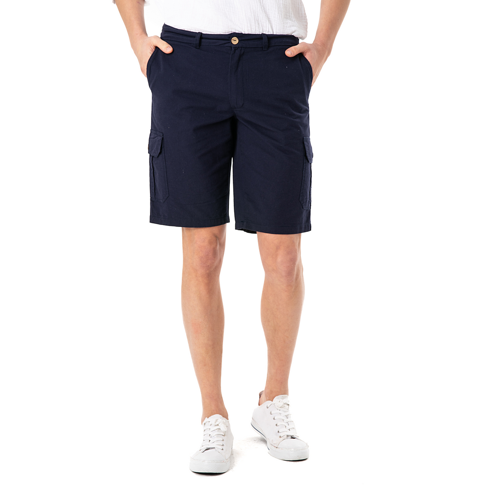 
                      
                        WILLIAM CARGO SHORTS-NAVY BLUE
                      
                    