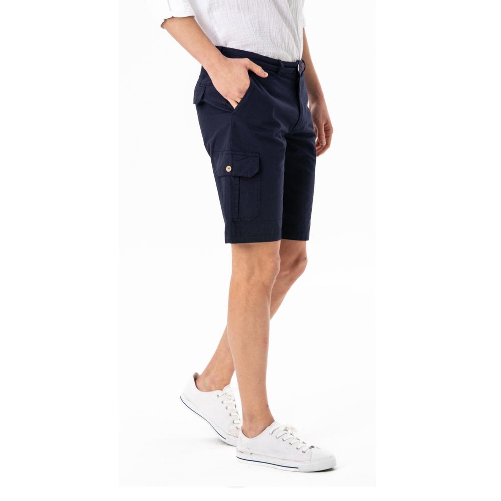 
                      
                        WILLIAM CARGO SHORTS-NAVY BLUE
                      
                    