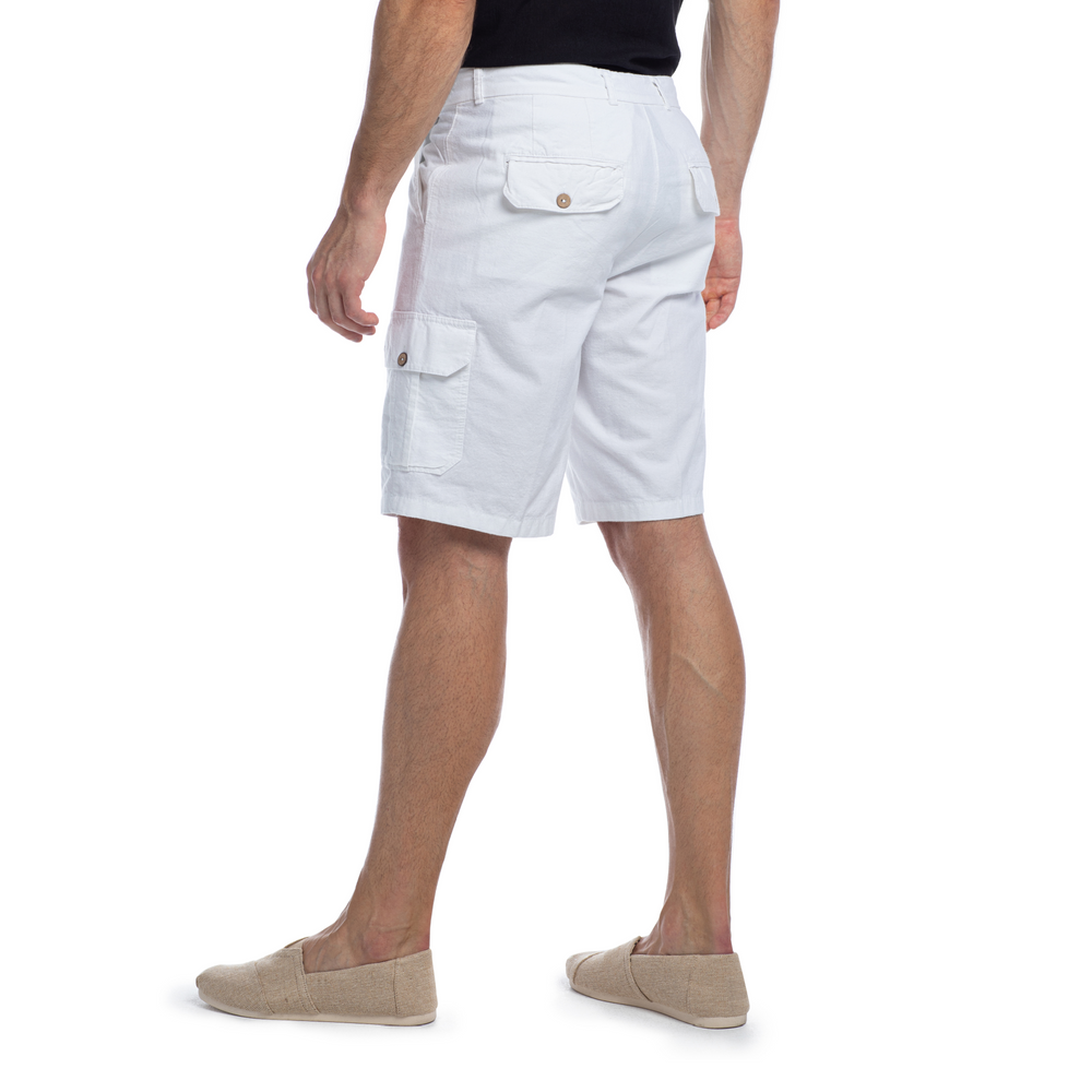 
                      
                        WILLIAM CARGO SHORTS-WHITE
                      
                    