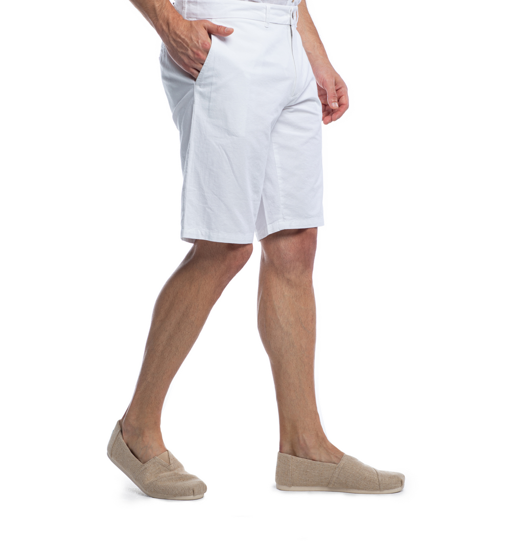 WILLIAM LONG SHORTS-WHITE