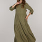 IRINA LONG DRESS DC-OLIVE