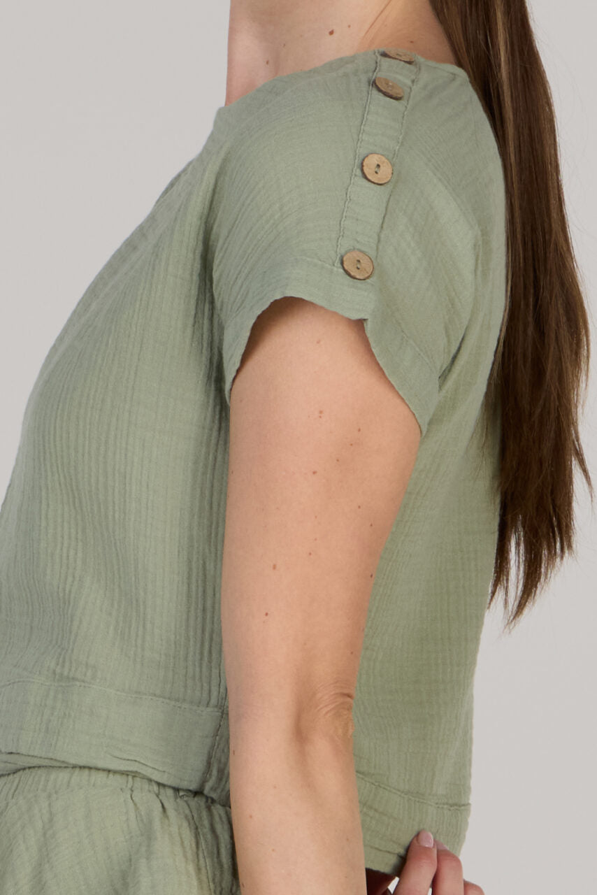 JENNY TOP DOUBLE-LIGHT OLIVE