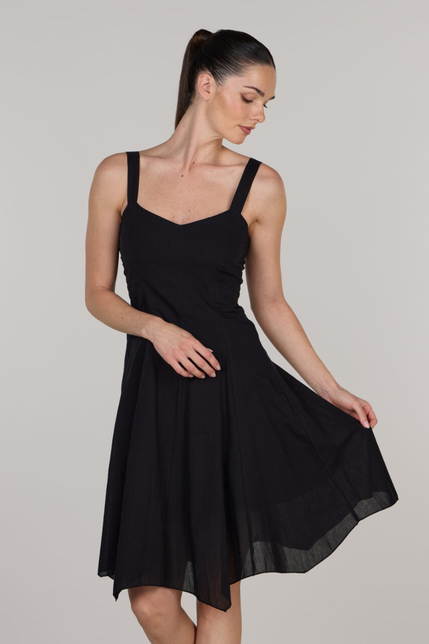 Eva fit & flare short dress