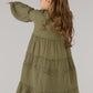 POLYANNA DRESS-OLIVE