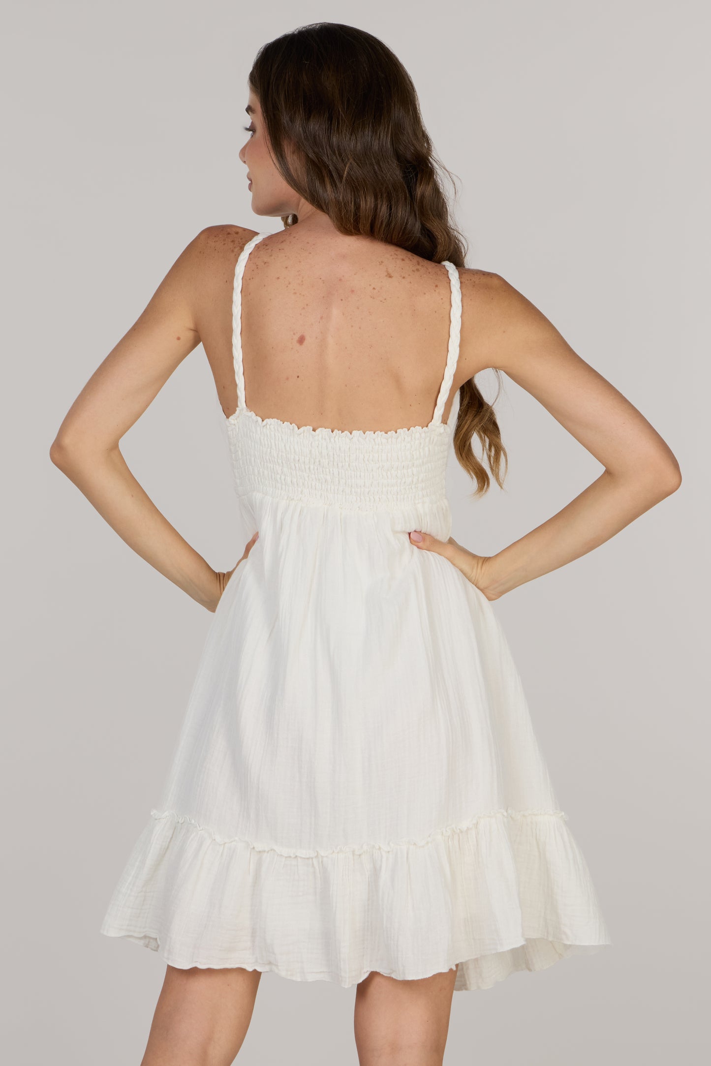 Aura Halter Neck Short Dress