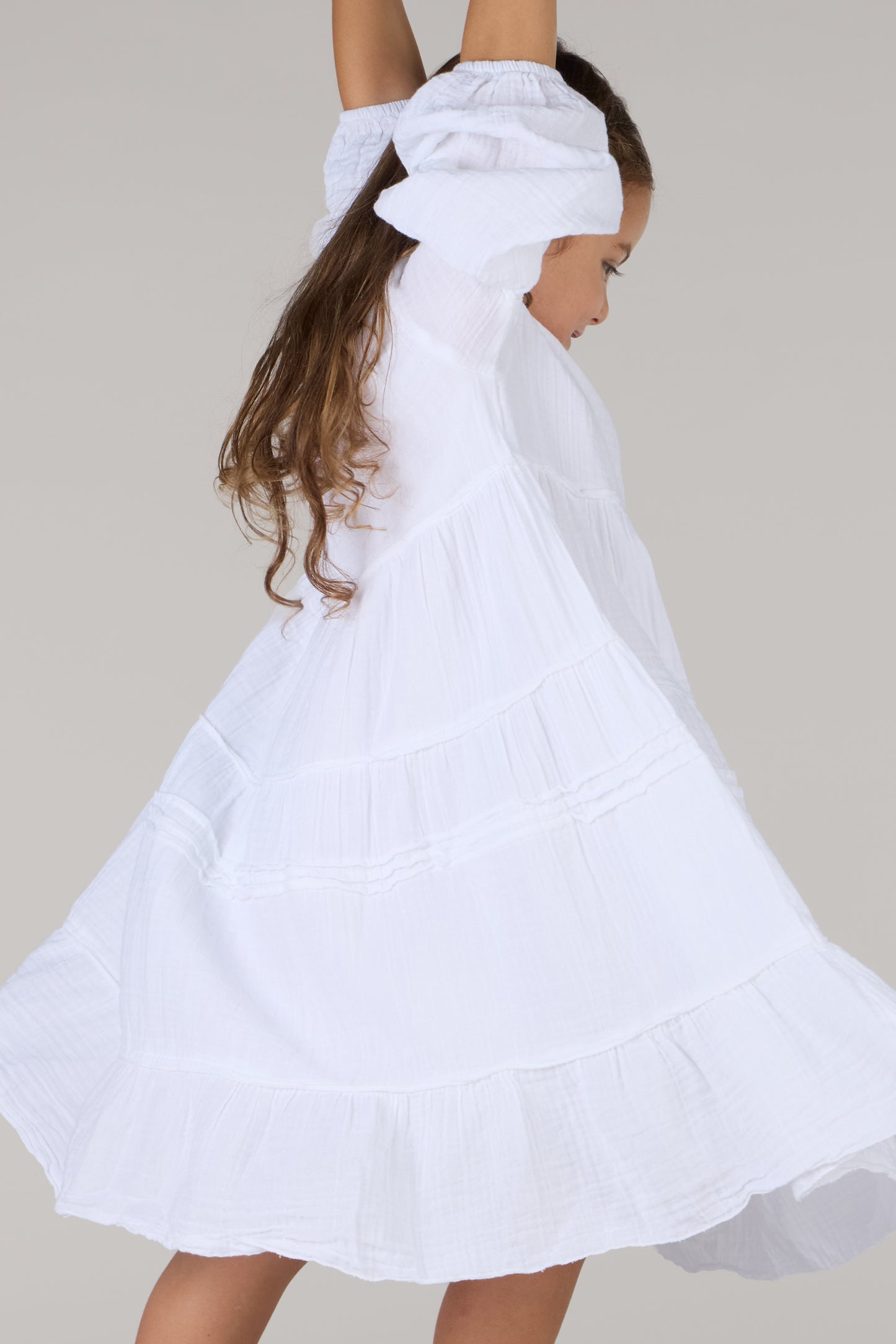 POLYANNA DRESS-WHITE
