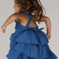 KIDS WAVES DRESS DC-INDIGO