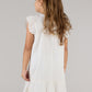 KIDS SHOLDIE DRESS-CREAM