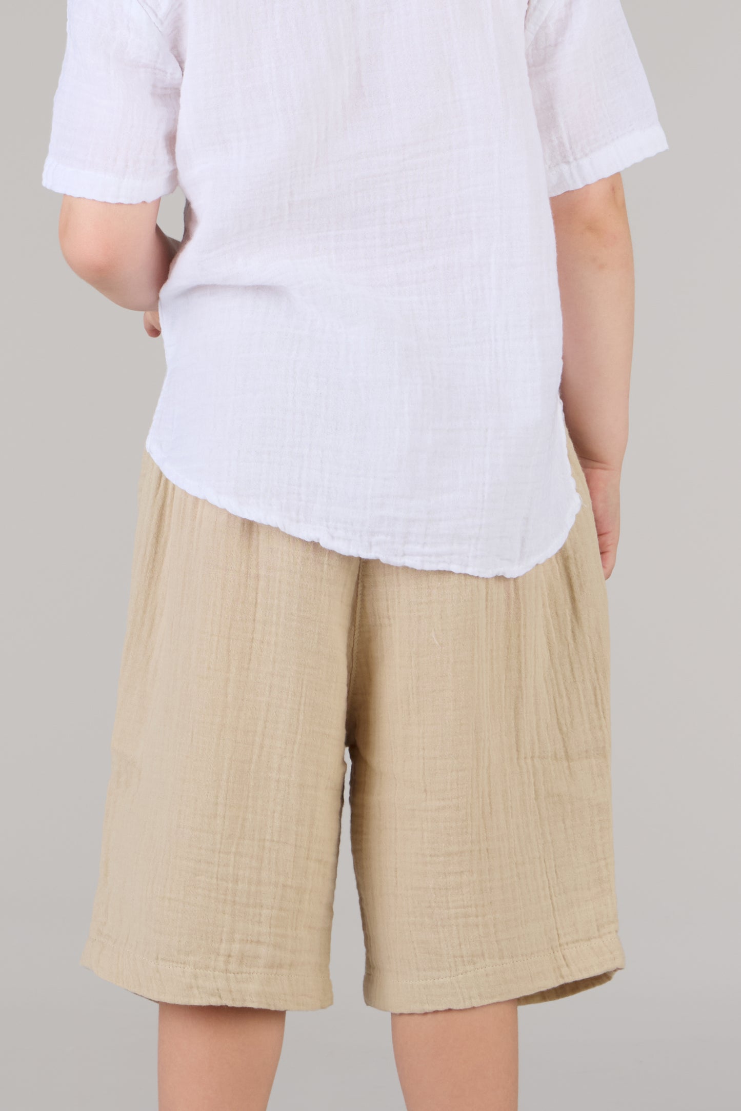 KIDS SHORTS DC-BEIGE