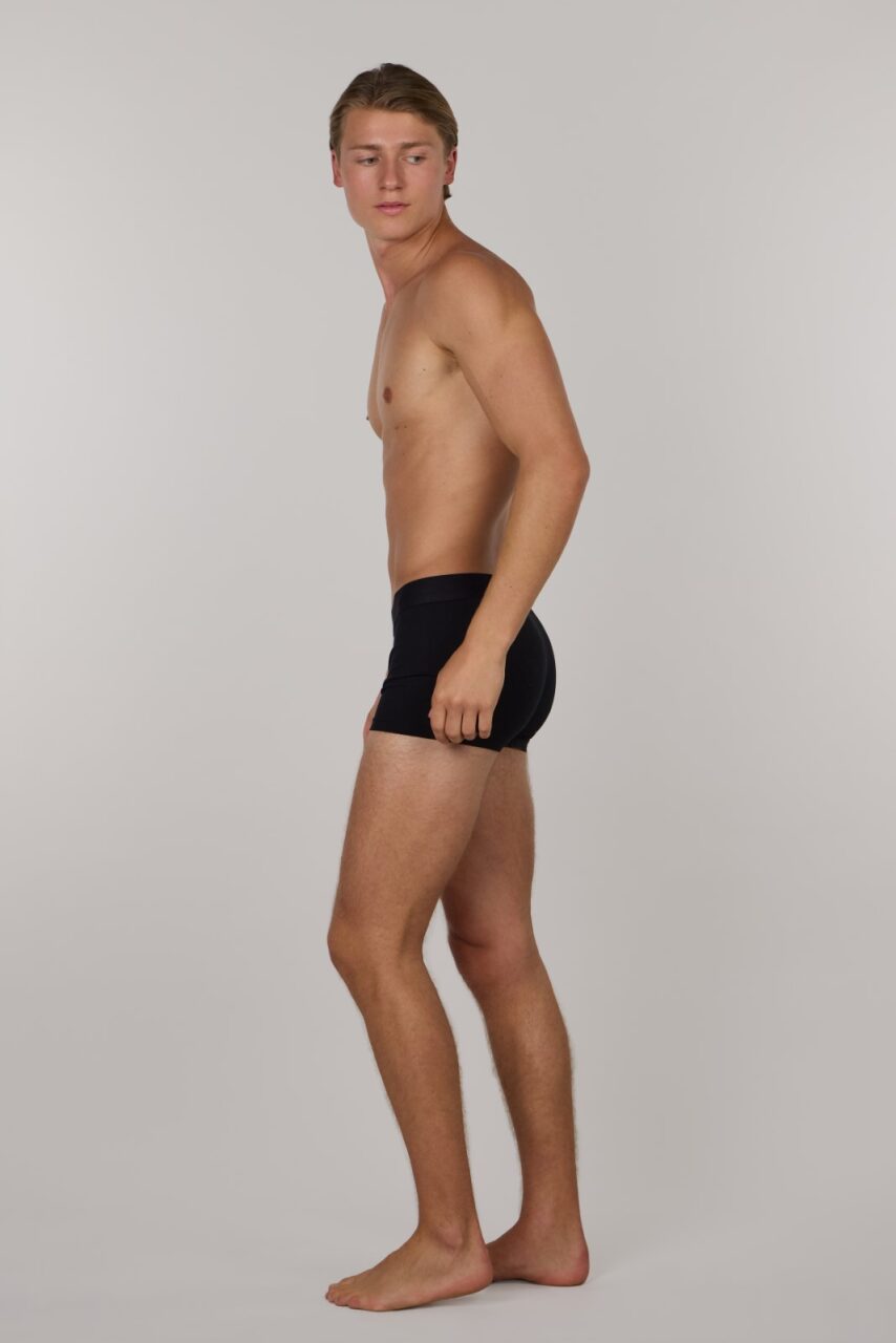 Soft Cotton Premium 3 Pack Trunk-Black