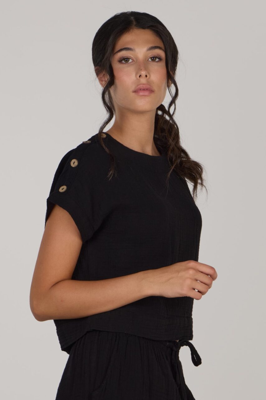 JENNY TOP DOUBLE- BLACK