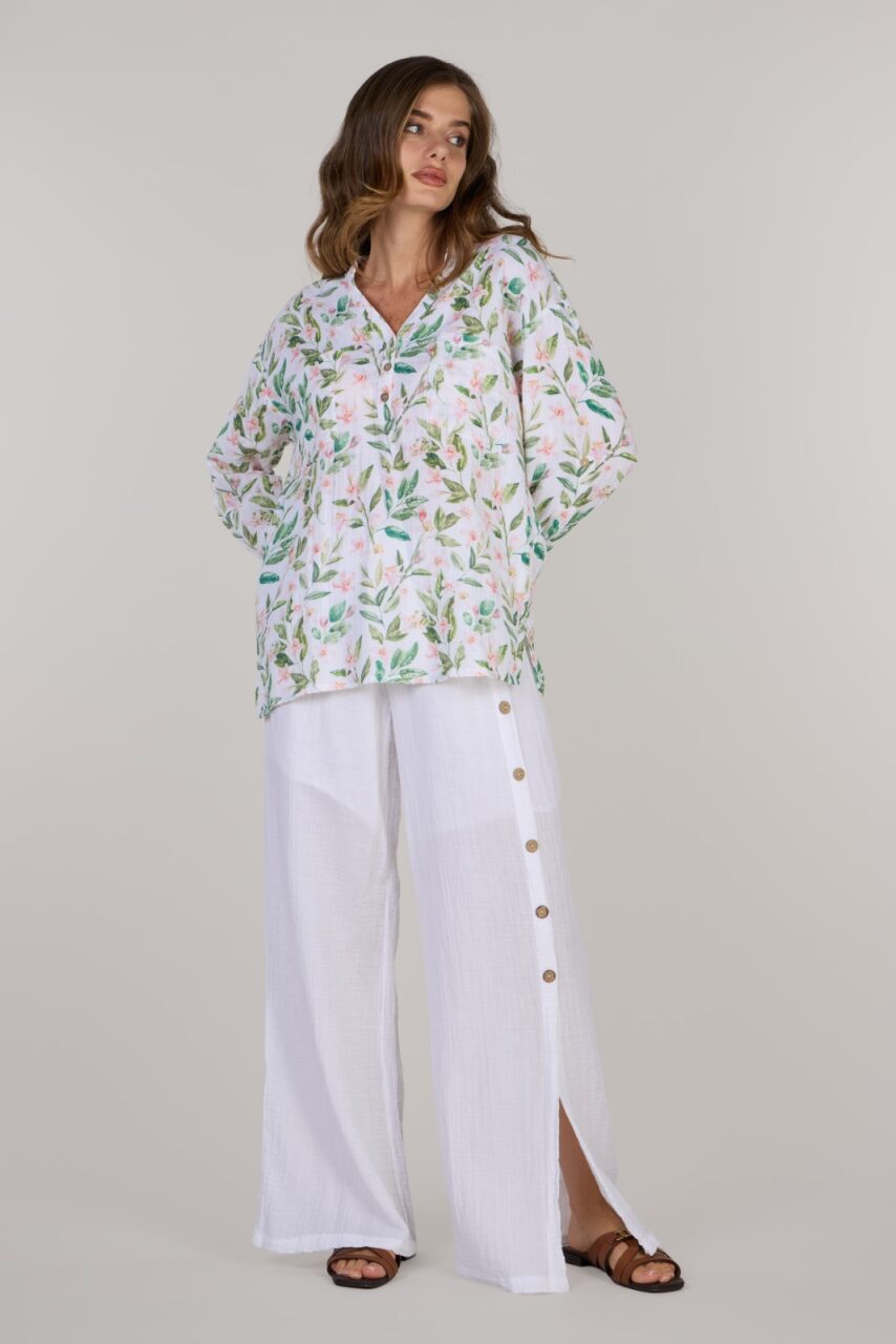 JENNY DOUBLE PANT- WHITE