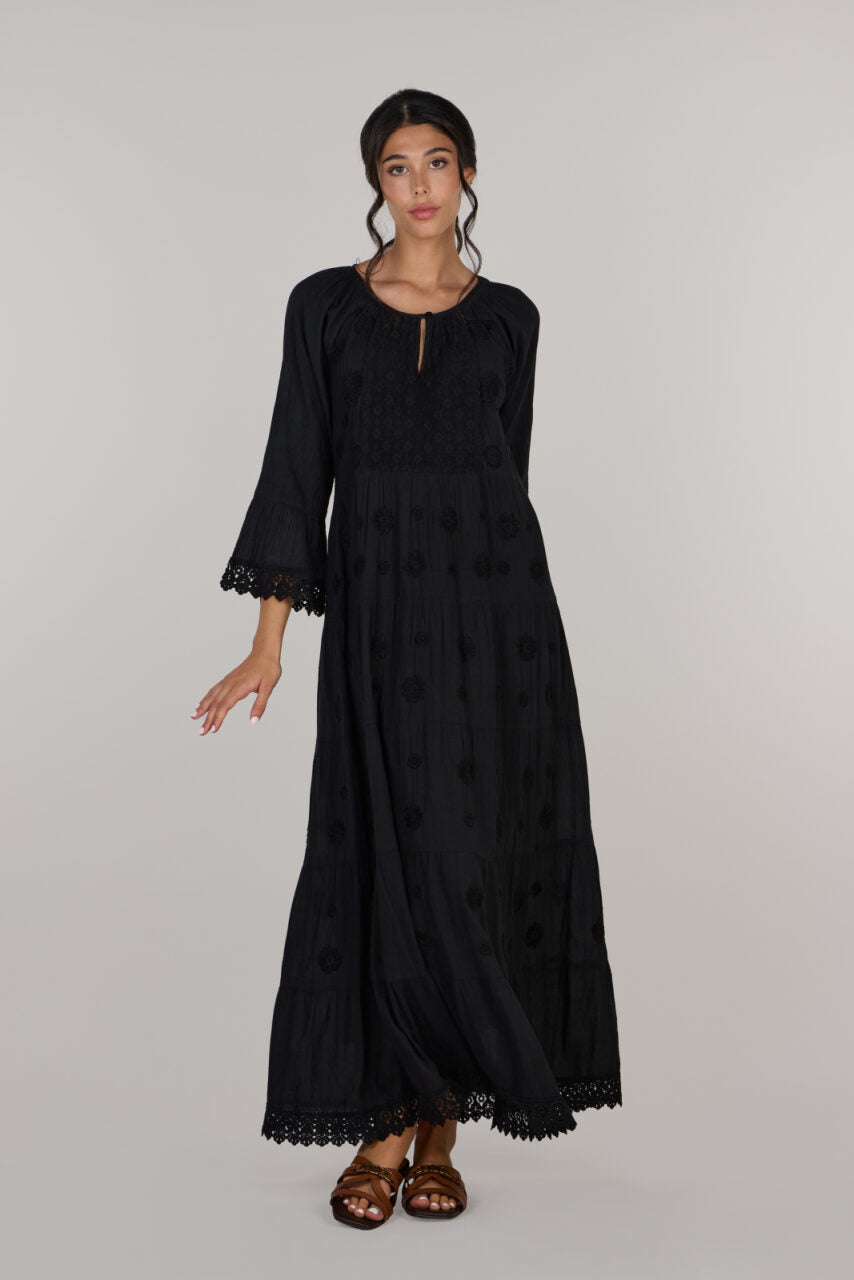 Flower Garden Embroidered Dress