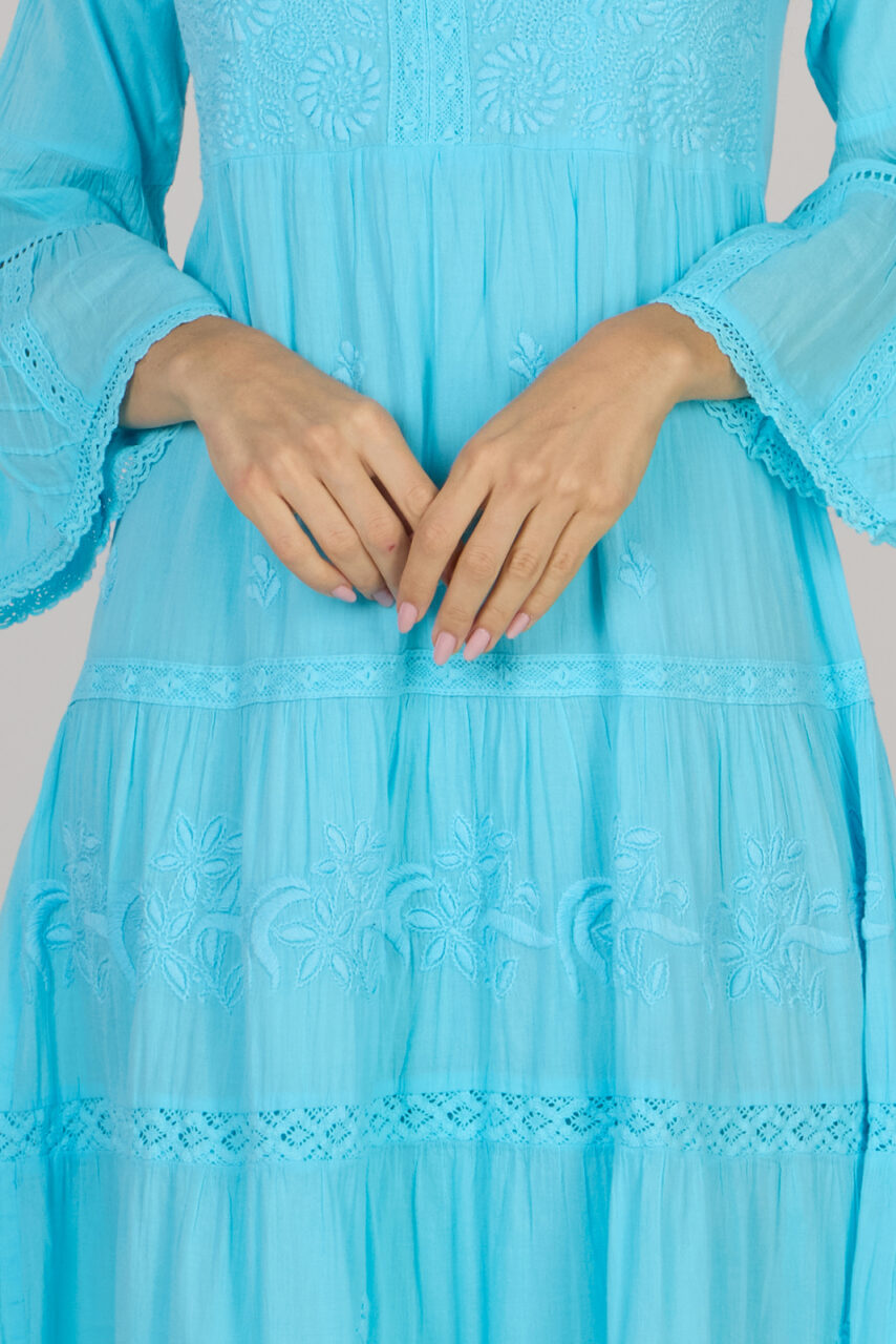 Giselle Flared Sleeve Dress