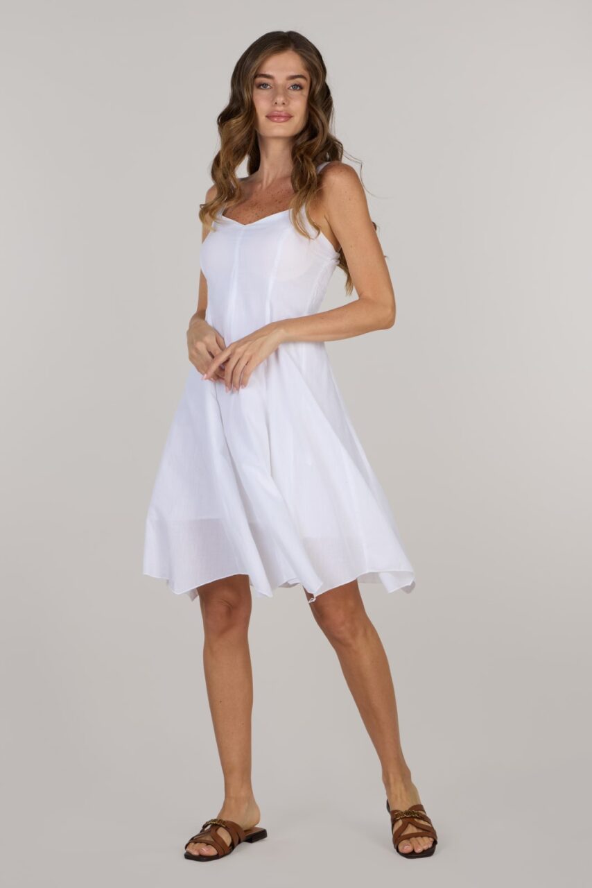 Eva fit & flare short dress