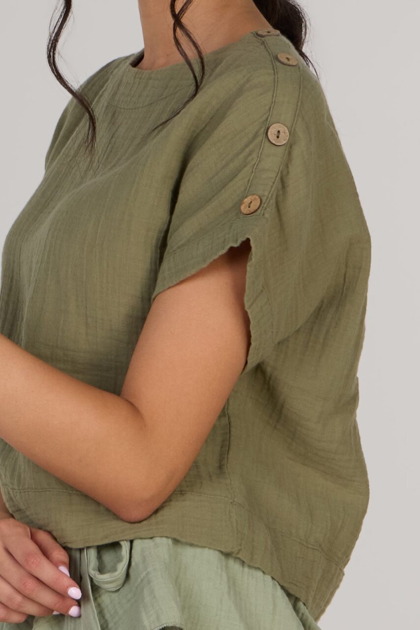 JENNY TOP DOUBLE- OLIVE