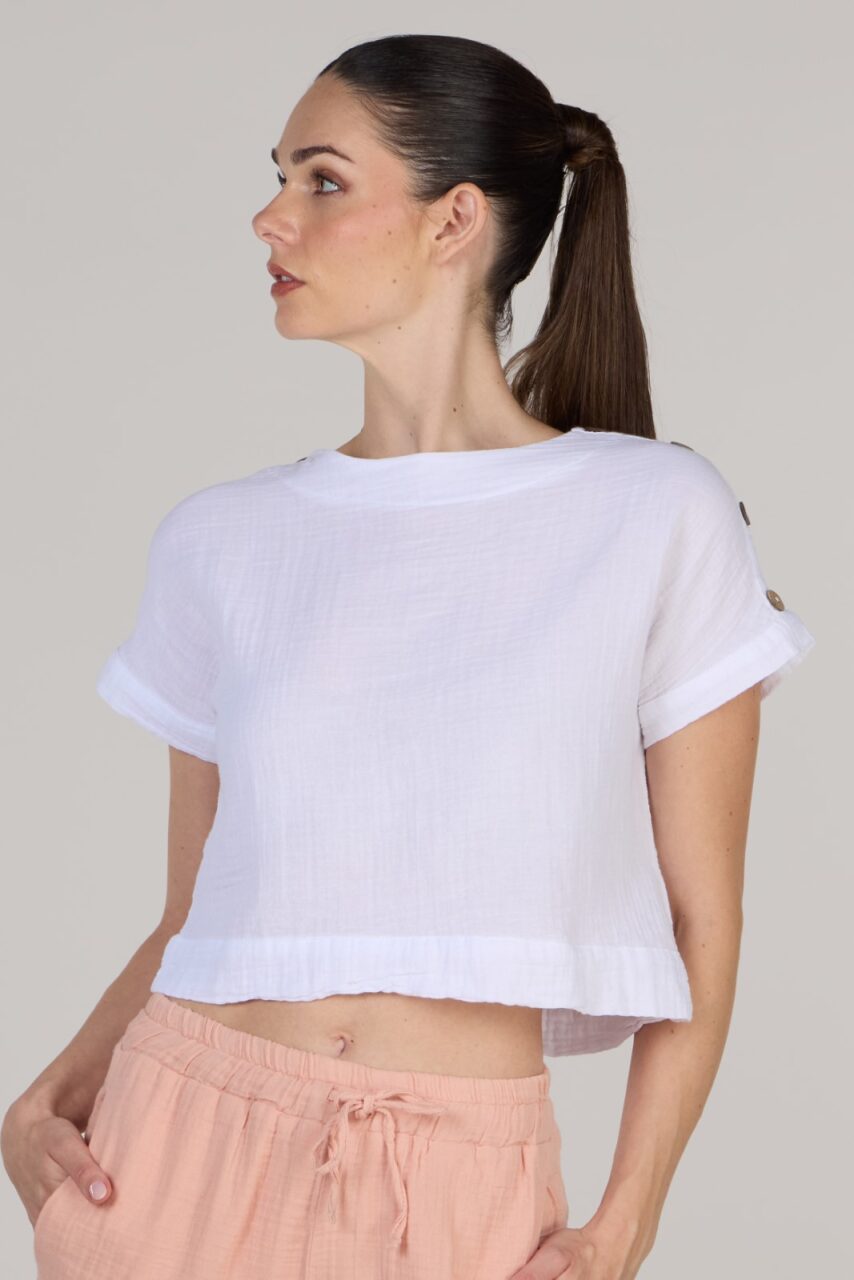 JENNY TOP DOUBLE- WHITE