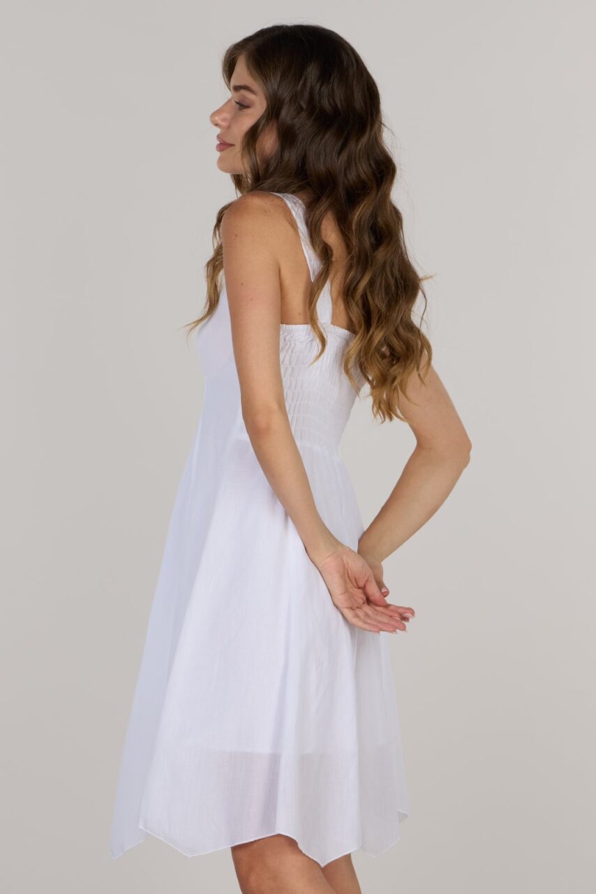 Eva fit & flare short dress