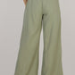 JENNY DOUBLE PANT- LIGHT OLIVE