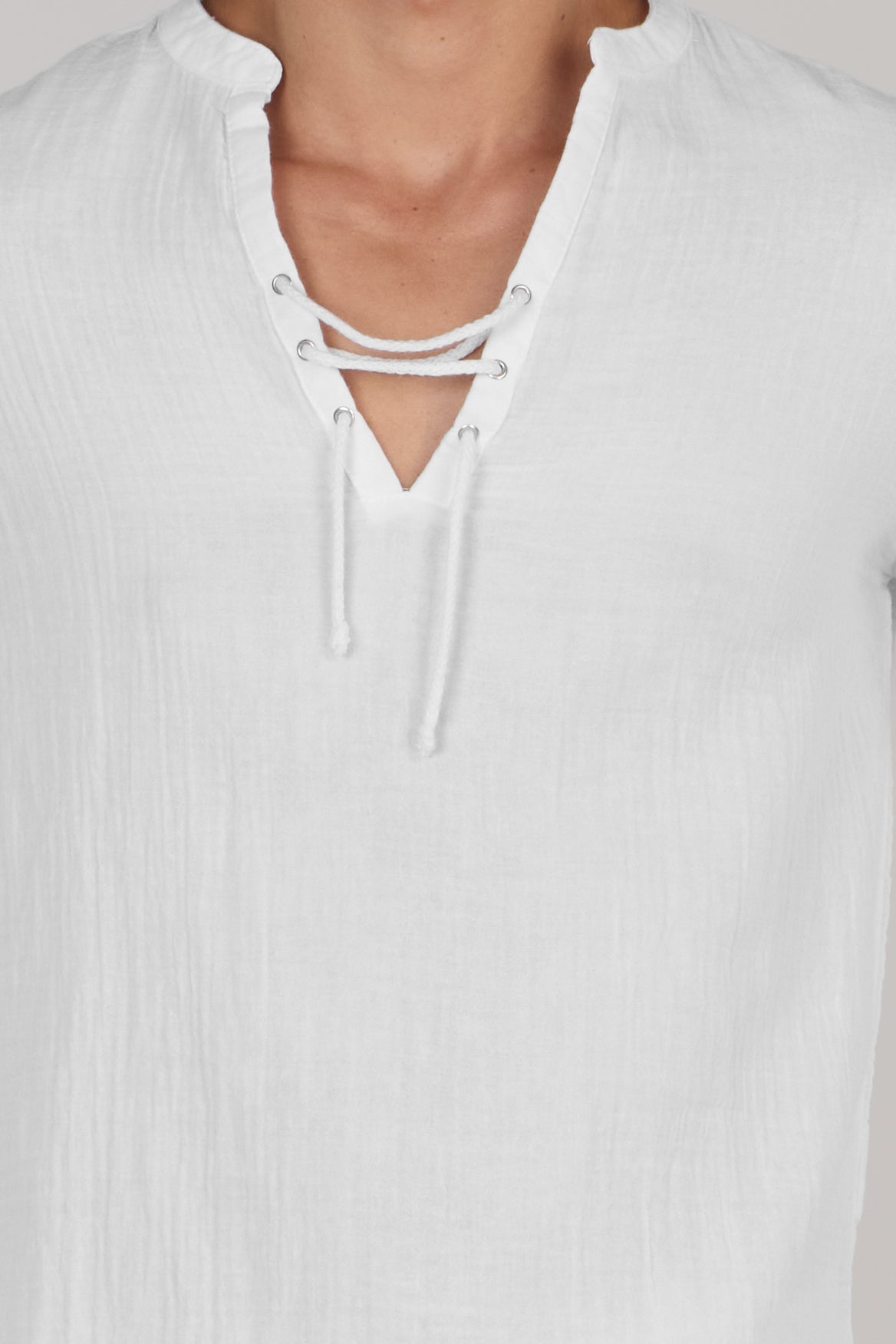 ALEXANDRU LACE UP SHIRT