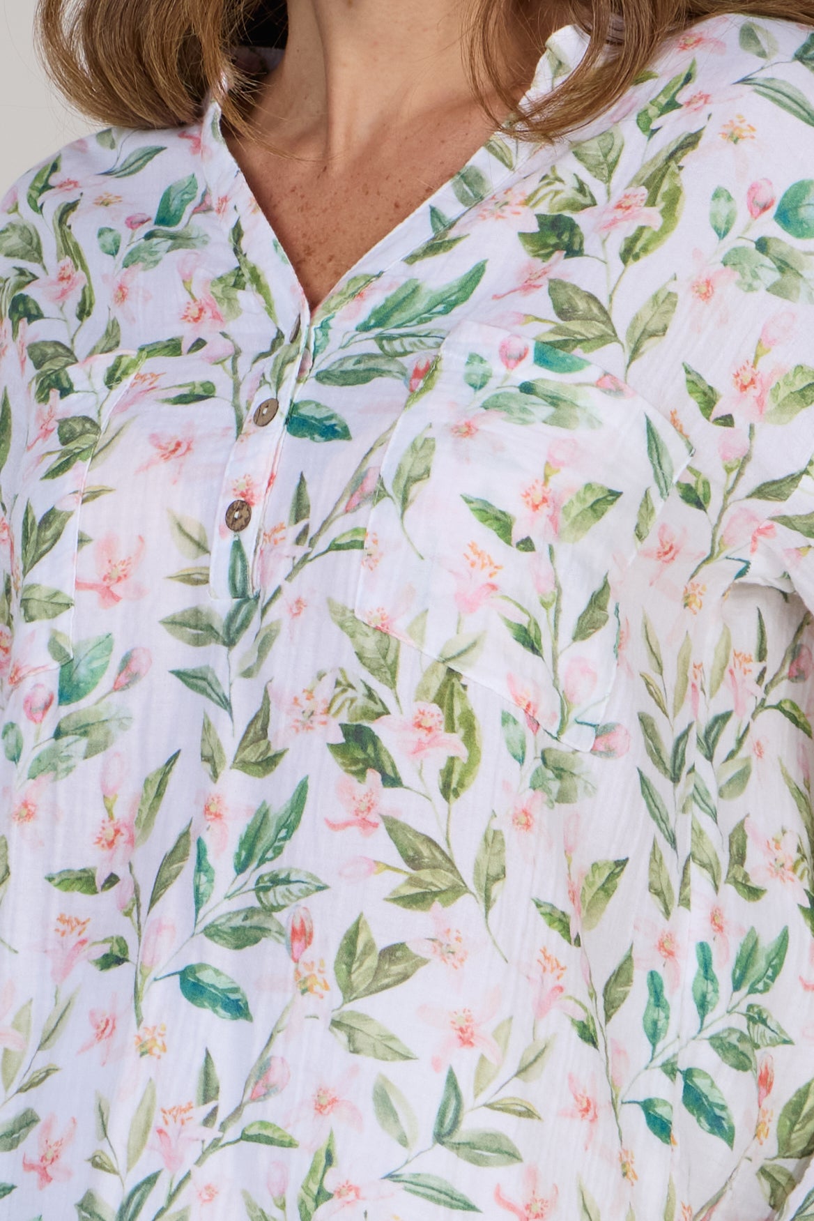 KATTY V-NECK LONG SLEEVE TOP