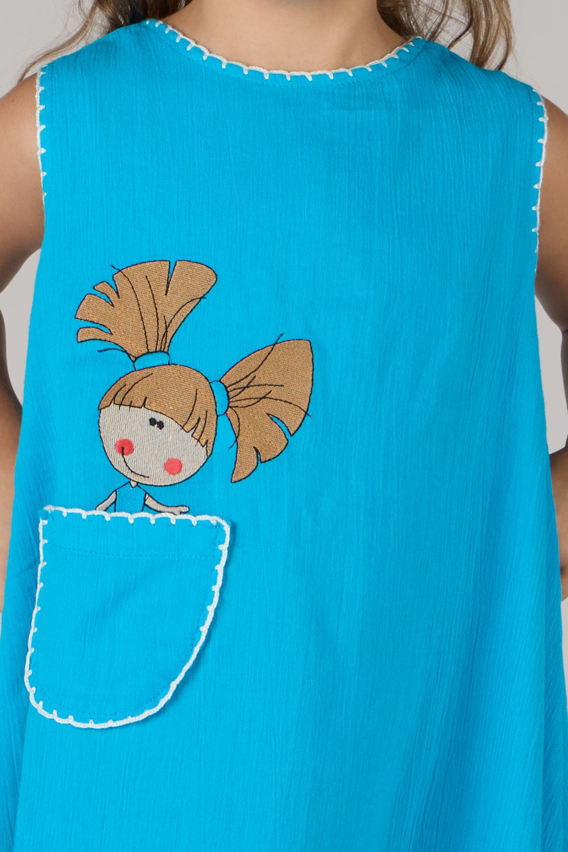 FLOWER EMBROIDERED DRESS