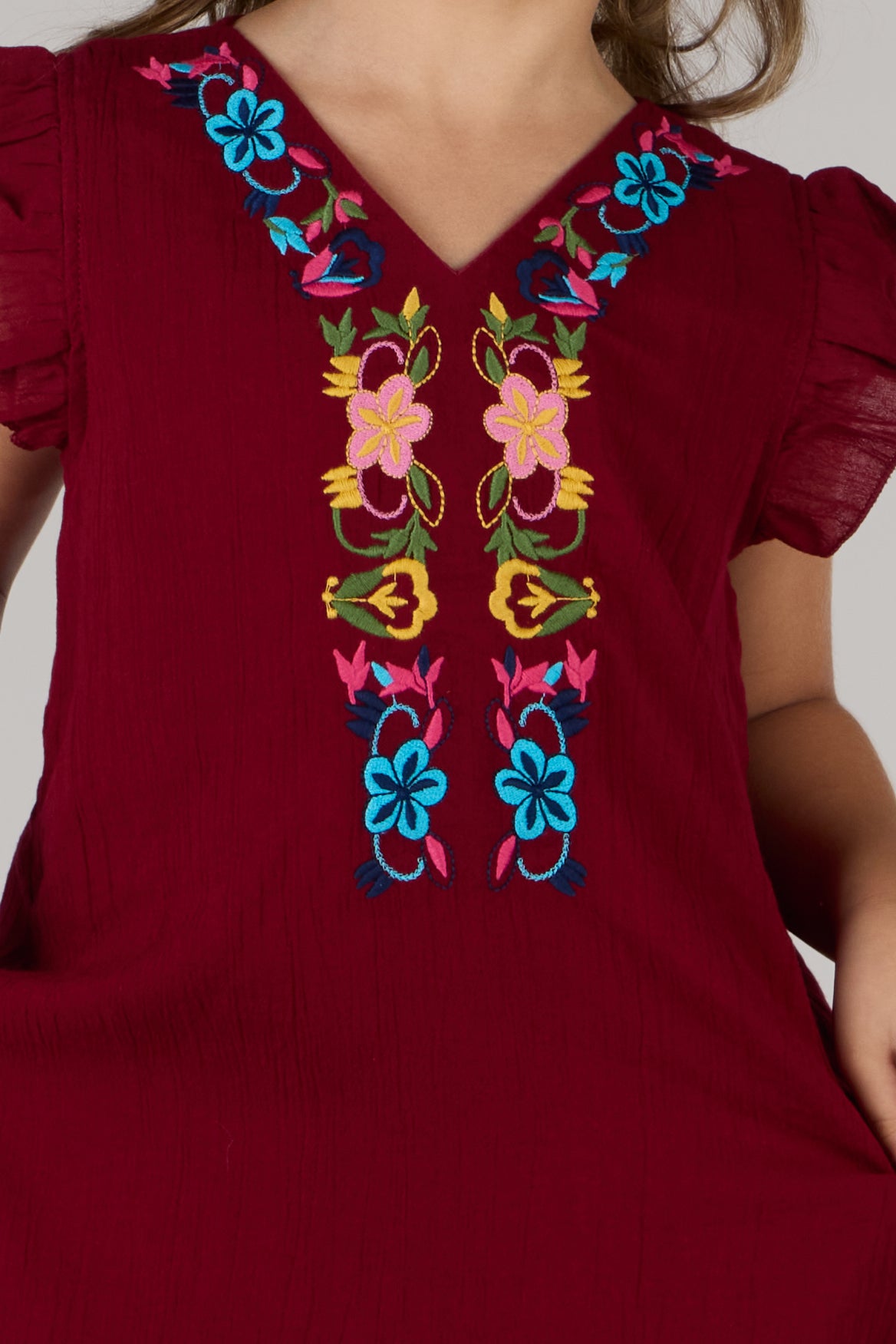 ORNAMENT EMBROIDERED DRESS