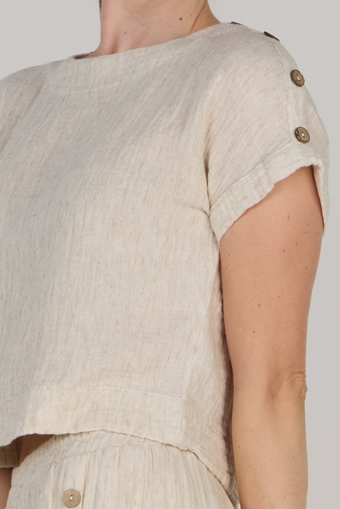 Топ с коротким рукавом Дженни